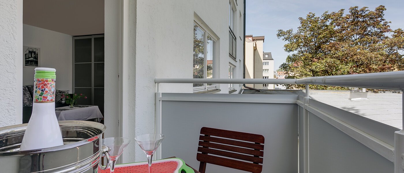Apartment München Maxvorstadt - Universitätsviertel 02 Balkon 6205