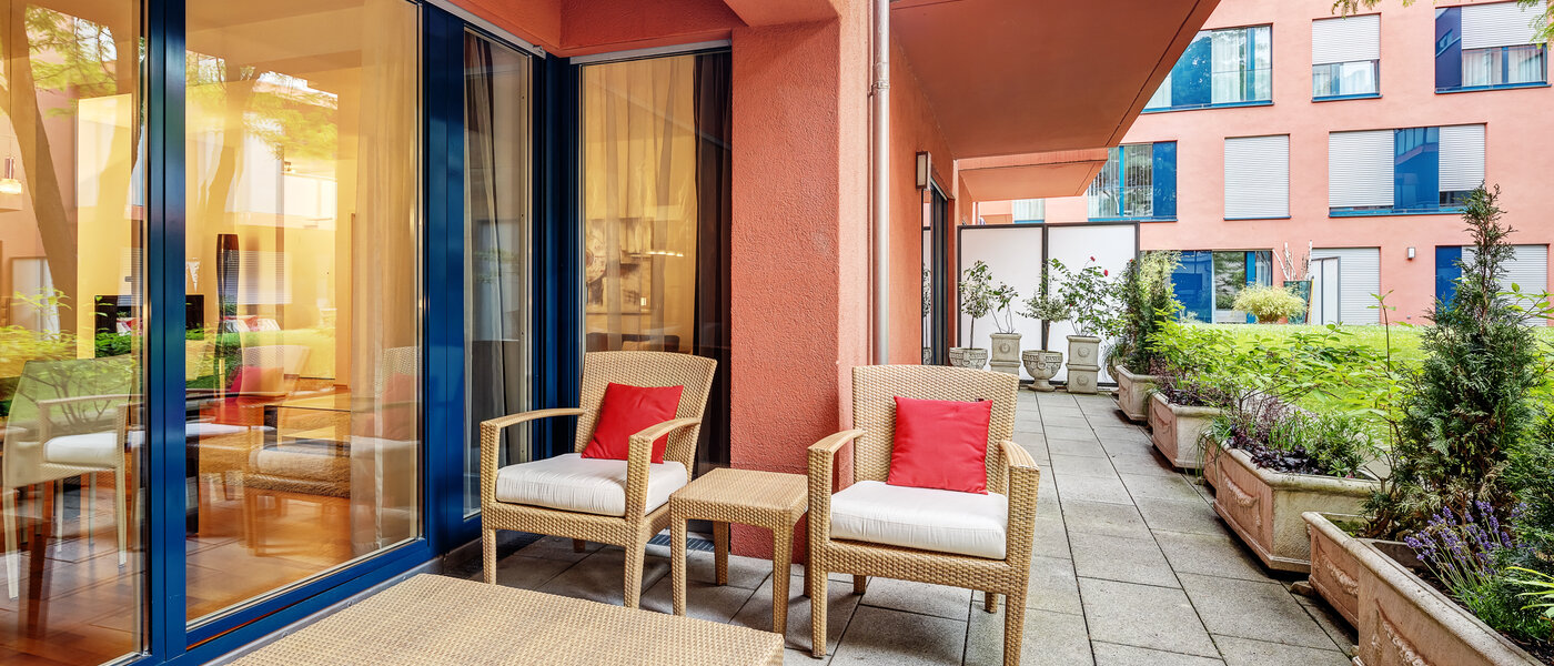 Wohnung München Schwabing-Nord (zw. Leopoldstraße & Englischen Garten) 03 Terrasse 6300