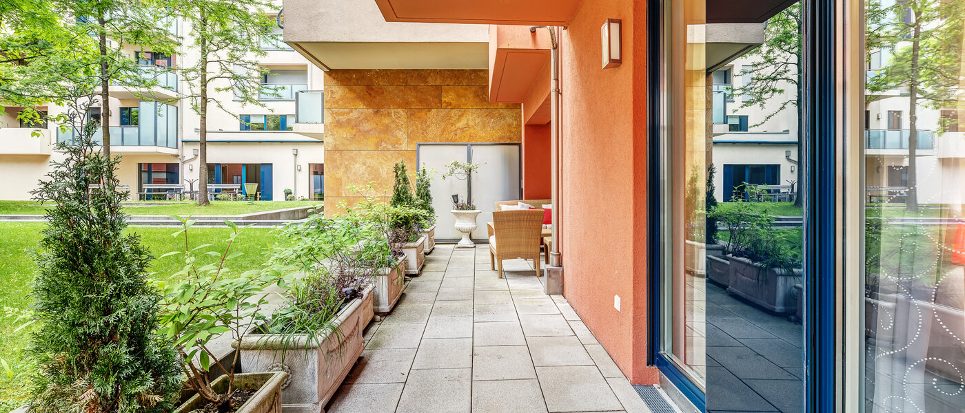 Wohnung München Schwabing-Nord (zw. Leopoldstraße & Englischen Garten) 05 Terrasse 6300