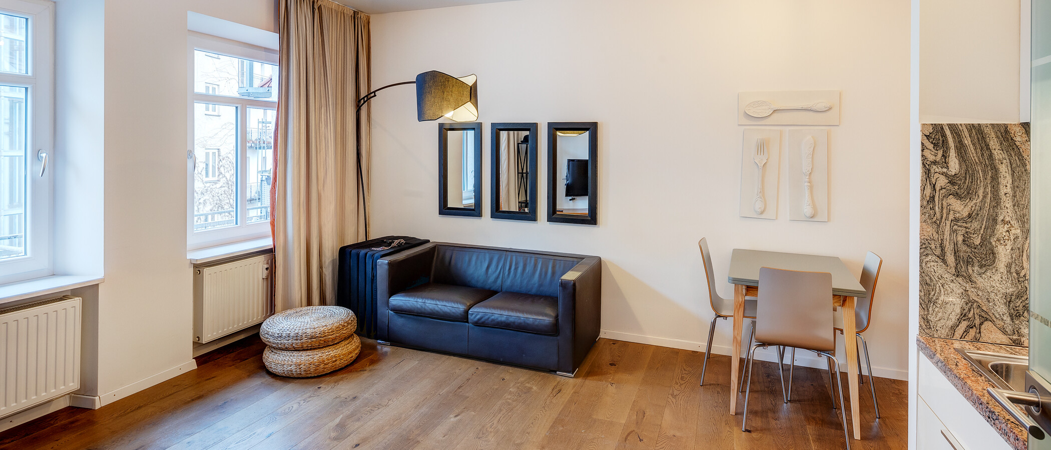 Wohnung München Glockenbachviertel 02 Wohnbereich 6366