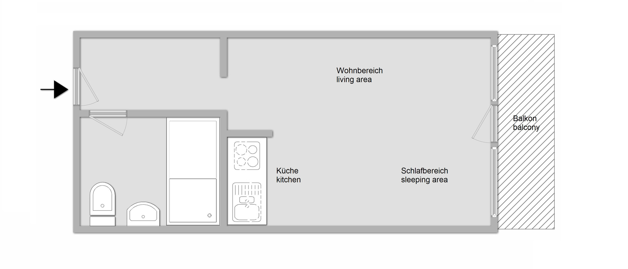 Wohnung München Schwabing-West 01 Grundriss 6455