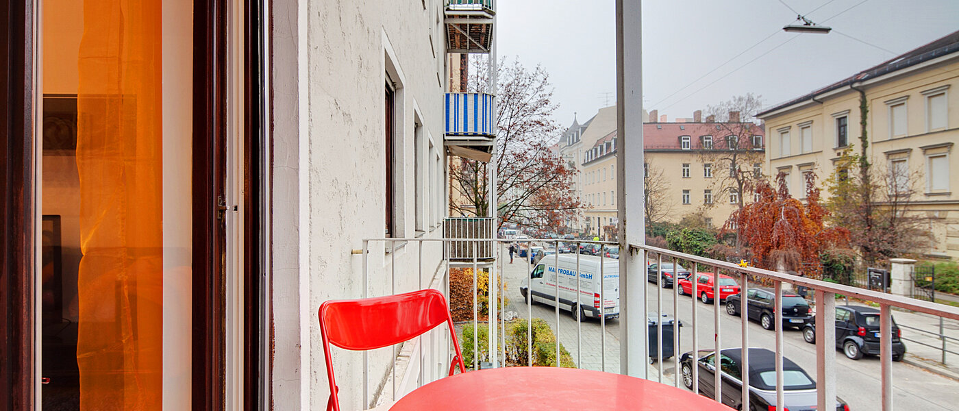 Wohnung München Schwabing (links der Leopoldstraße) 03 Balkon 6480