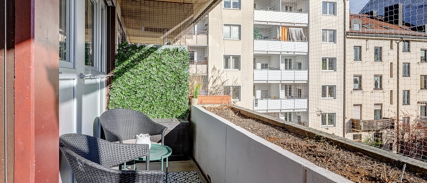Wohnung München Maxvorstadt - Universitätsviertel 01 Balkon 6485