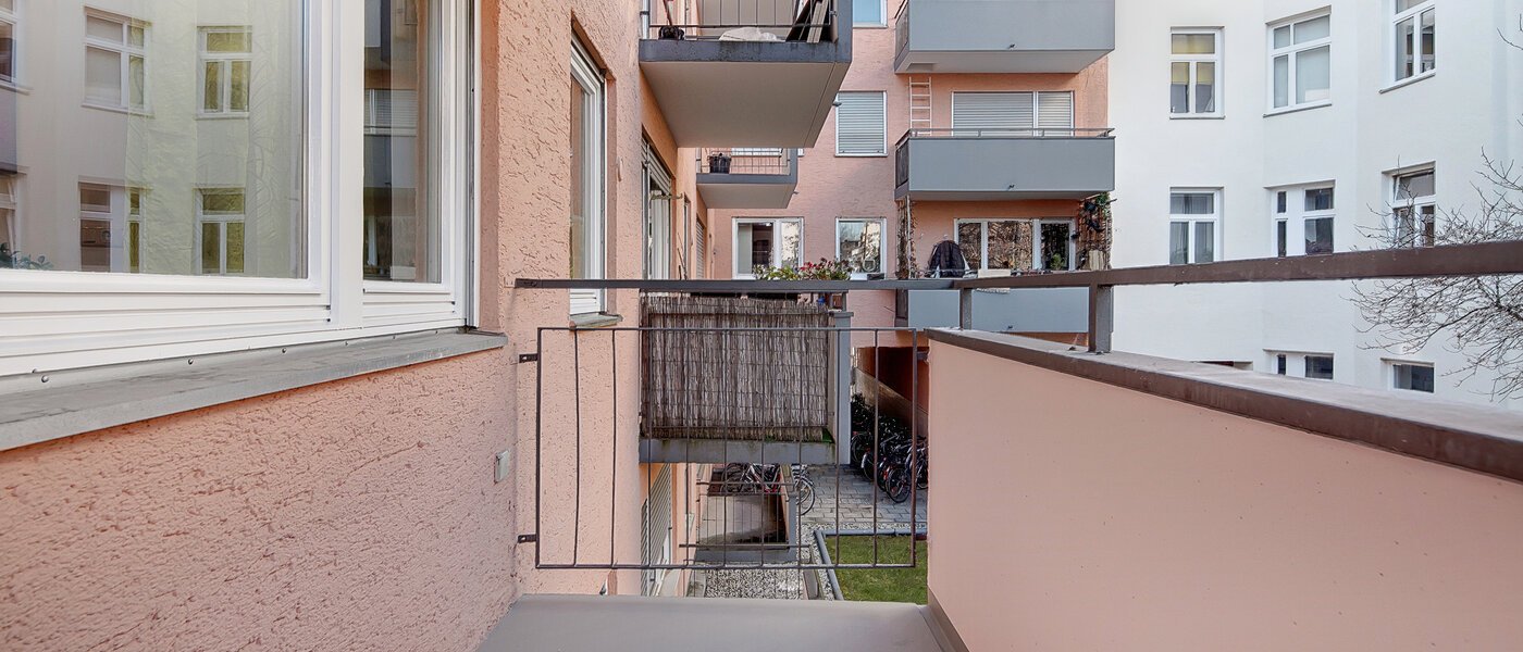 Wohnung München Schwabing-West (rund um den Hohenzollernplatz) 02 Balkon 6515