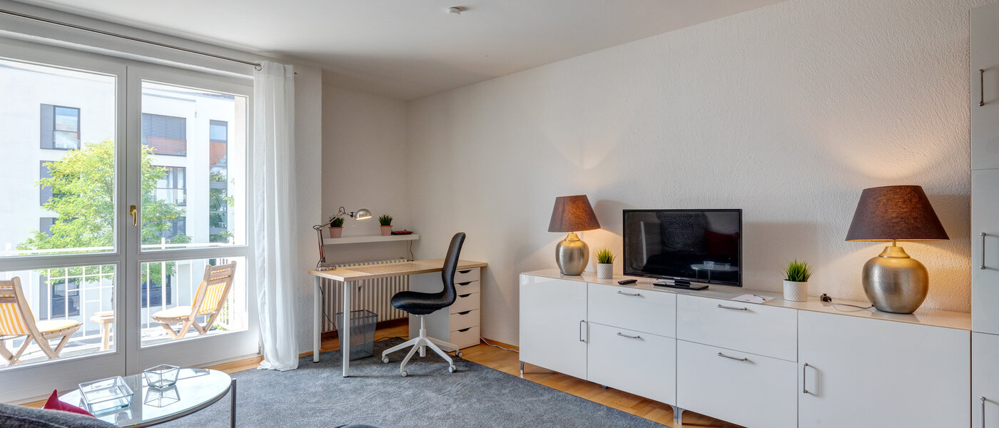 Wohnung München Schwabing-Nord (zw. Belgrad- & Leopoldstraße) 02 Wohnbereich 6538