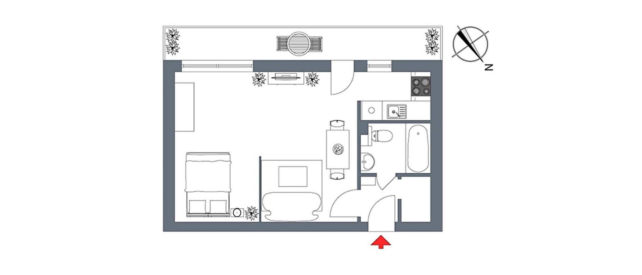Wohnung München Schwabing 01 Grundriss 6560