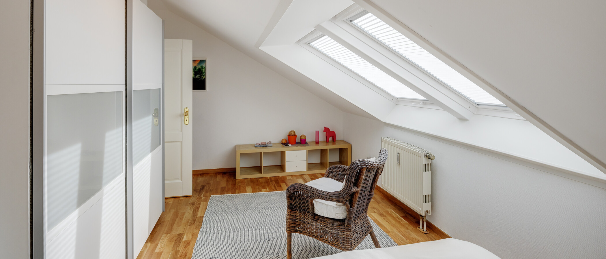 Dachgeschosswohnung Vaterstetten 03 2. Schlafzimmer	 6726