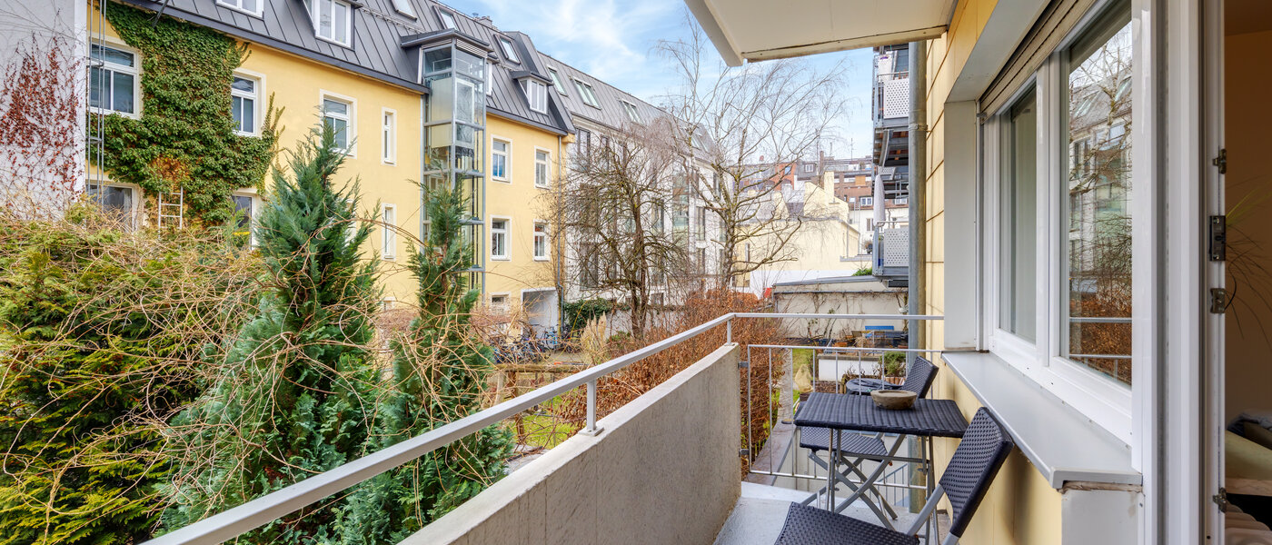 Wohnung München Glockenbachviertel 01 Balkon 6835