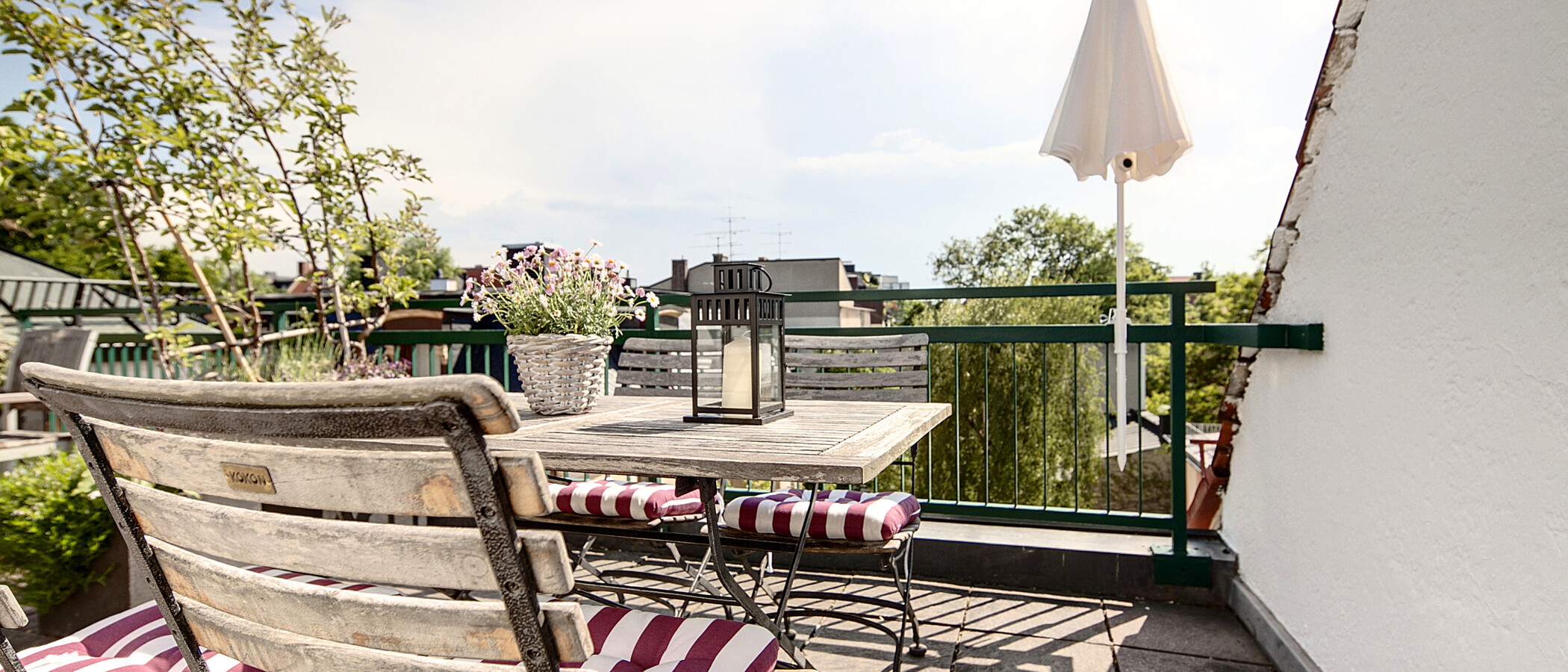 Maisonettewohnung München Schwabing (rechts der Leopoldstraße) 03 Terrasse 6884