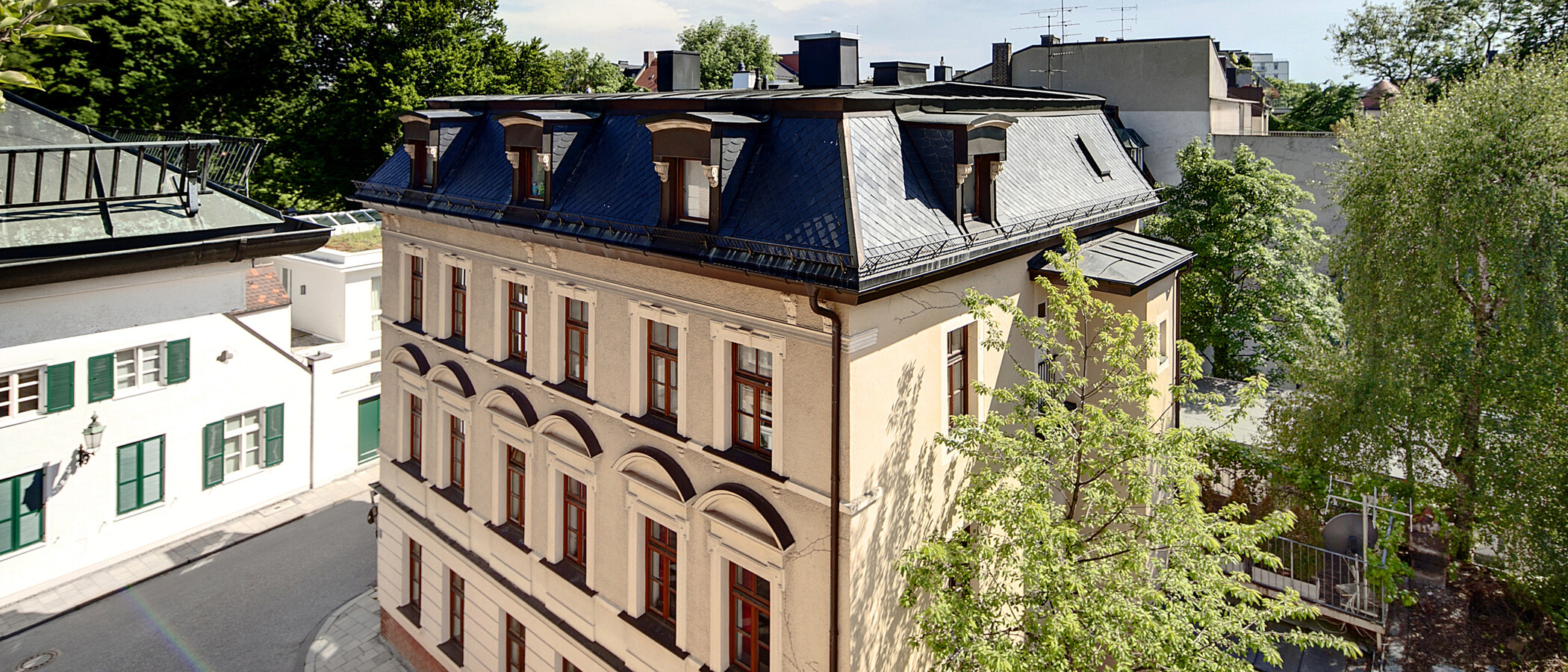 Maisonettewohnung München Schwabing (rechts der Leopoldstraße) 02 Aussicht 6884