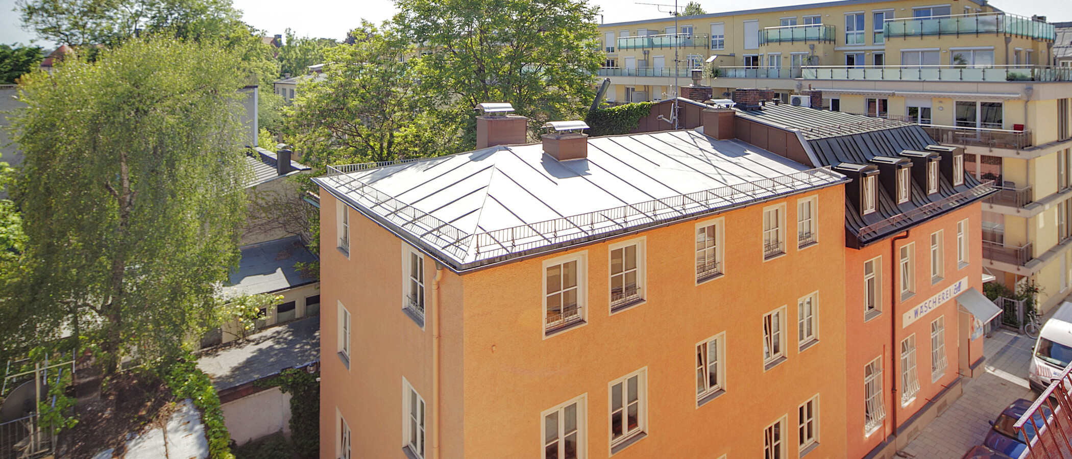 Maisonettewohnung München Schwabing (rechts der Leopoldstraße) 03 Aussicht 6884