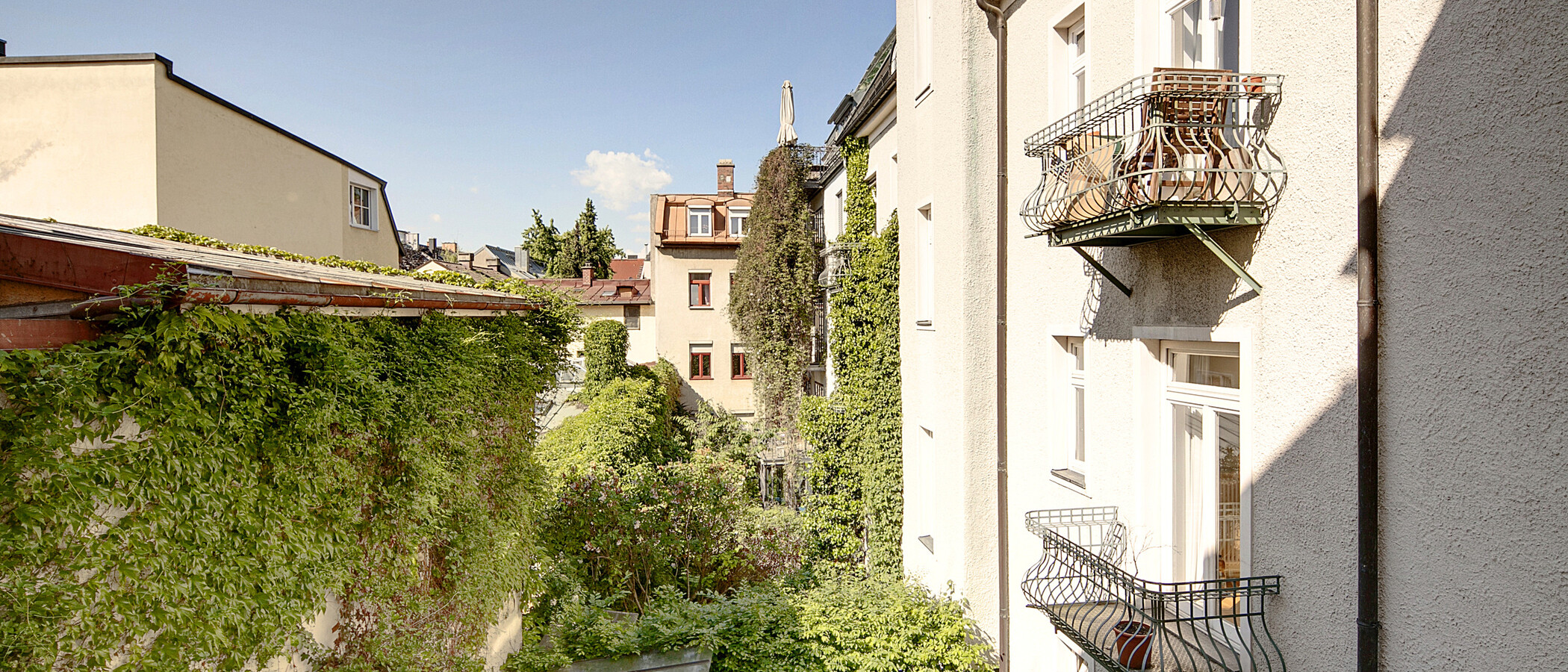 Maisonettewohnung München Schwabing (rechts der Leopoldstraße) 04 Aussicht 6884