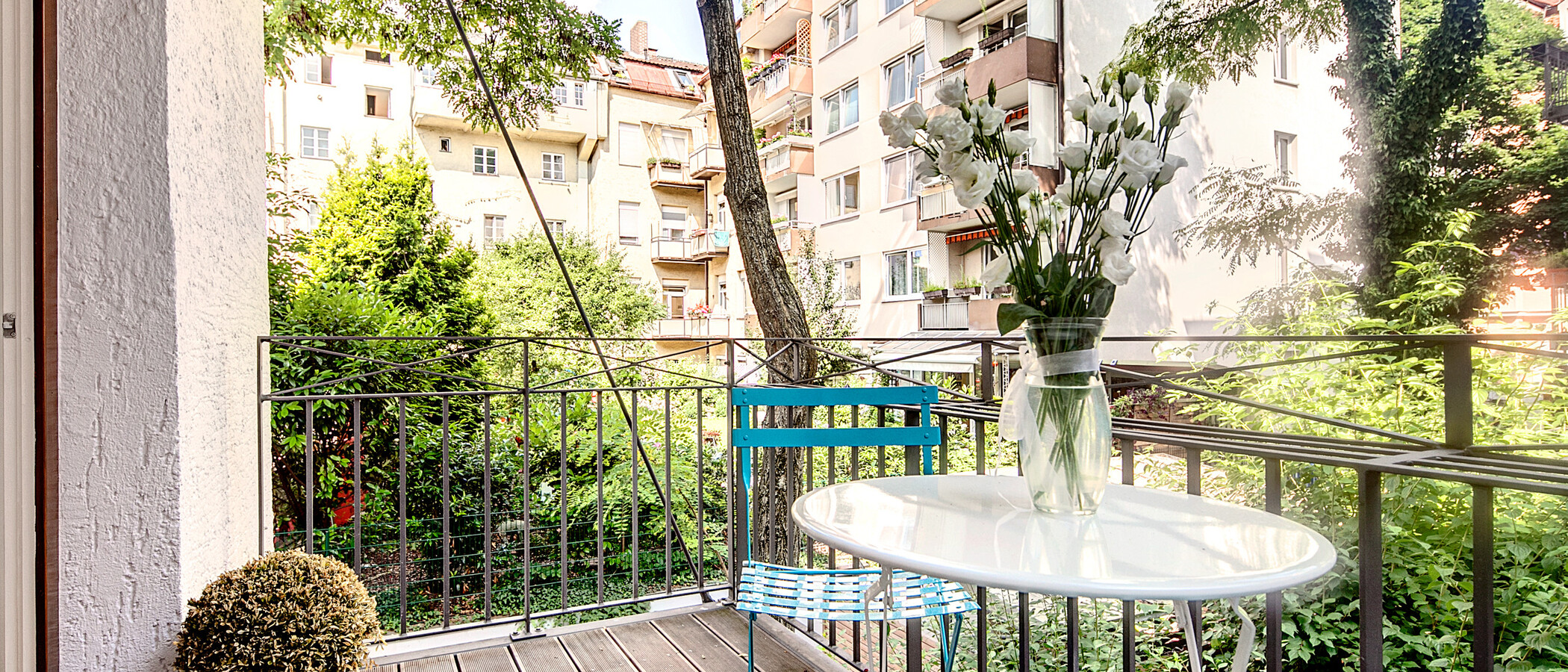 Wohnung München Schwabing-Nord (zw. Belgrad- & Leopoldstraße) 03 Balkon 6907