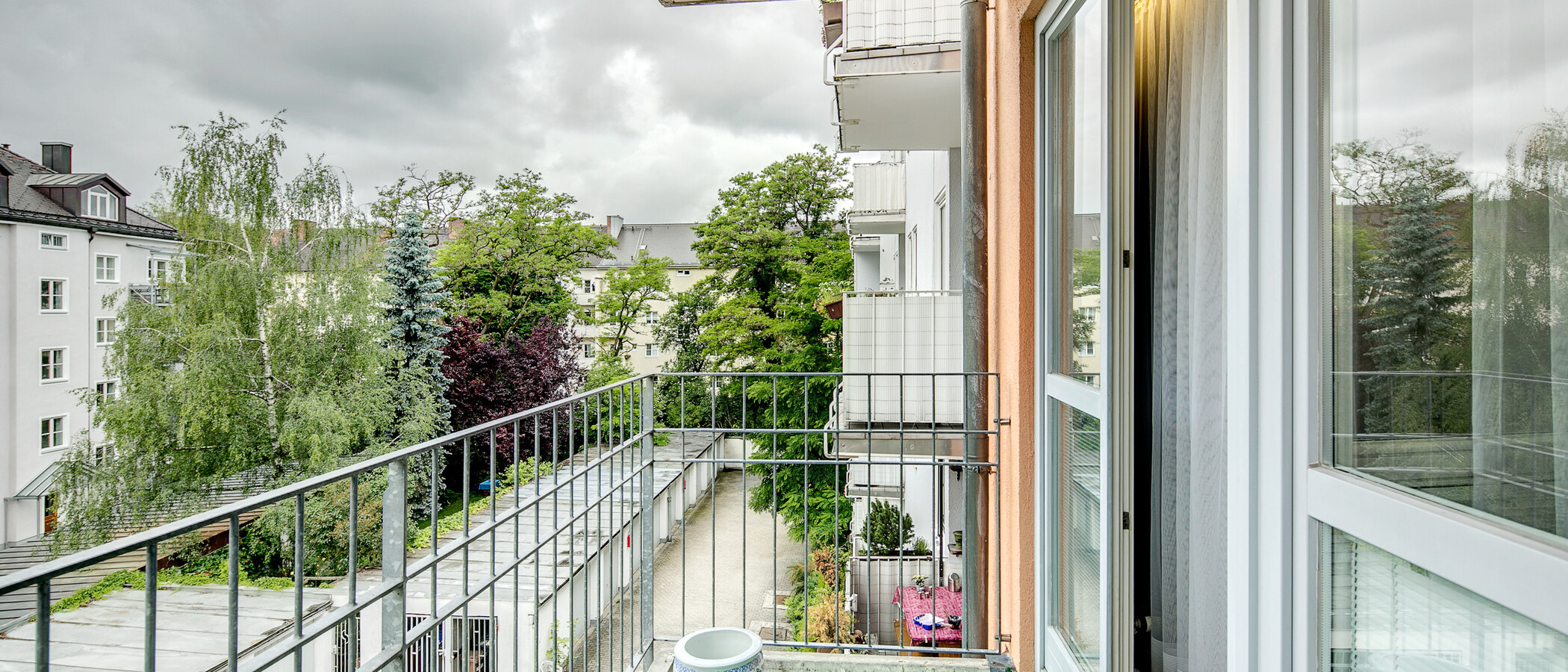 Wohnung München Schwabing-Nord (zw. Belgrad- & Leopoldstraße) 03 Balkon 6928