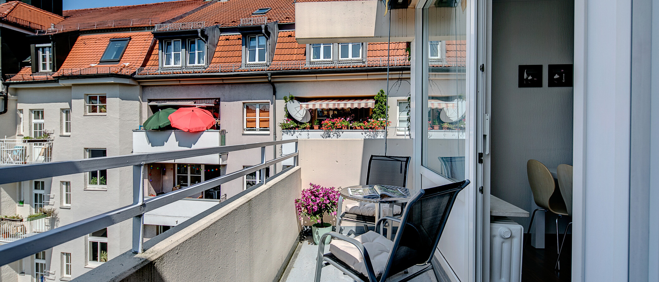 Apartment München Ludwigsvorstadt 01 Balkon 7070