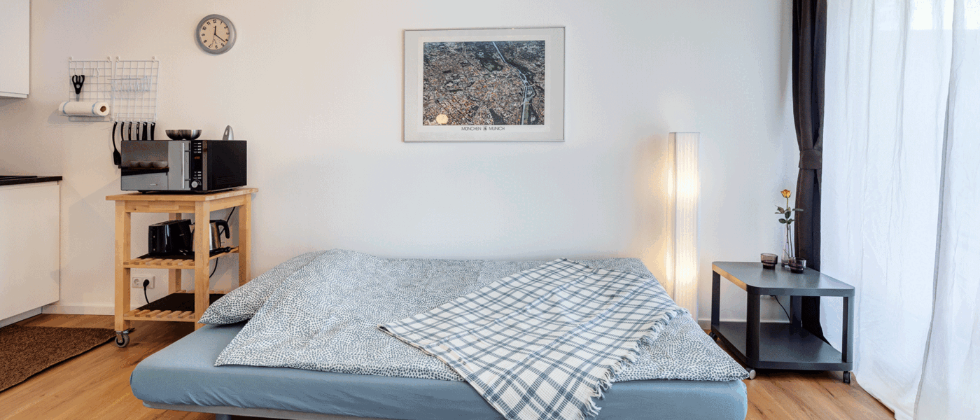 Wohnung München Mittersendling 01 Schlafbereich 7100