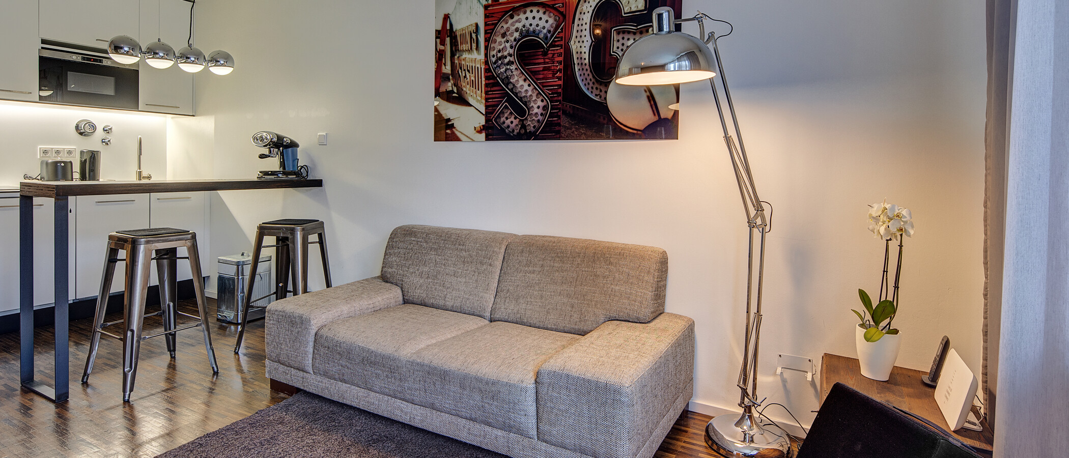 Wohnung München Maxvorstadt - Universitätsviertel 01 Wohnbereich 7107