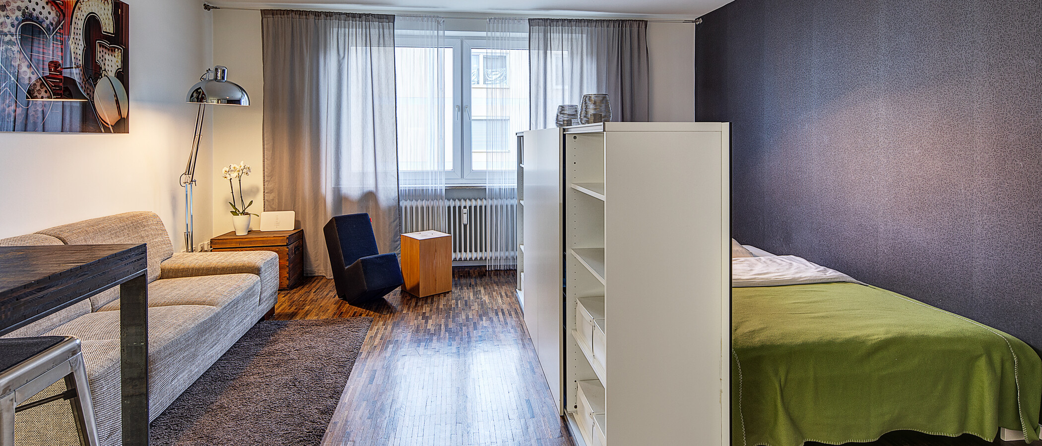Wohnung München Maxvorstadt - Universitätsviertel 04 Wohnbereich 7107