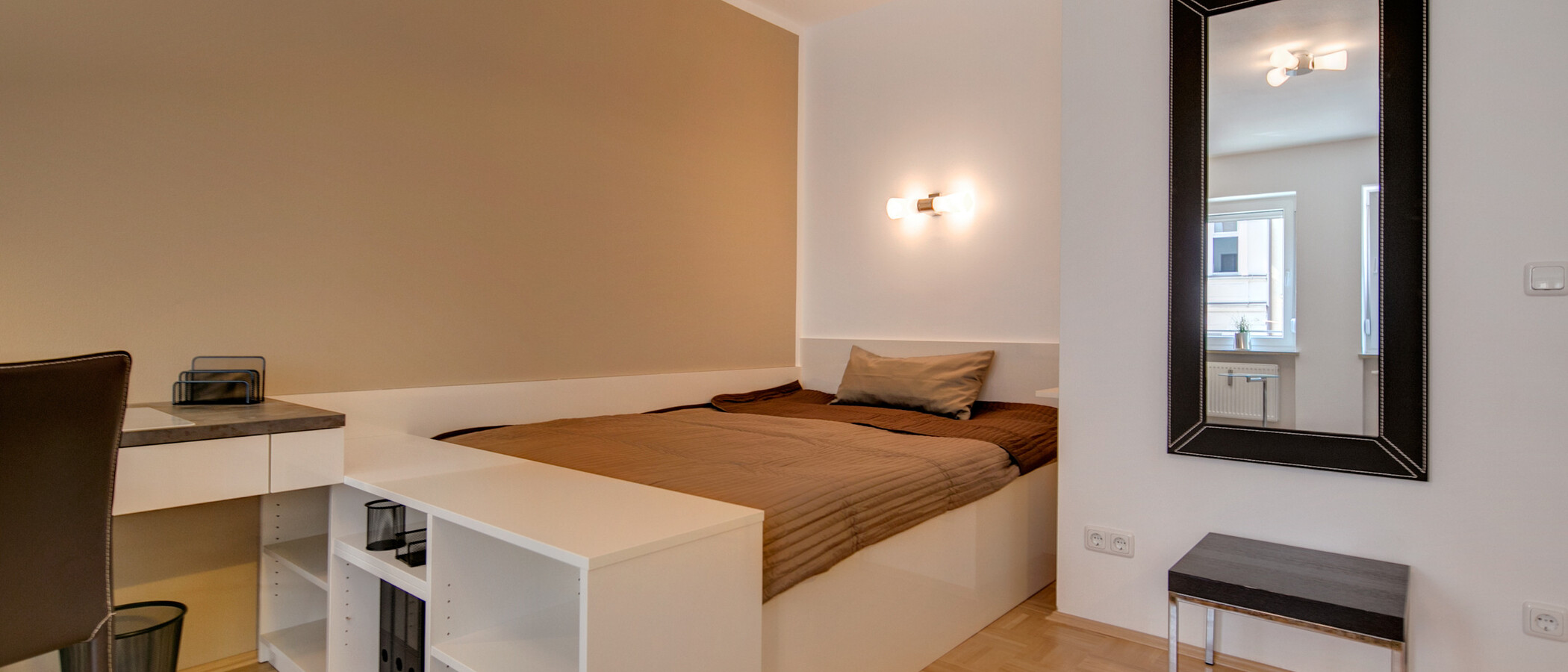 Wohnung München Maxvorstadt - Westen 01 Schlafen 7187