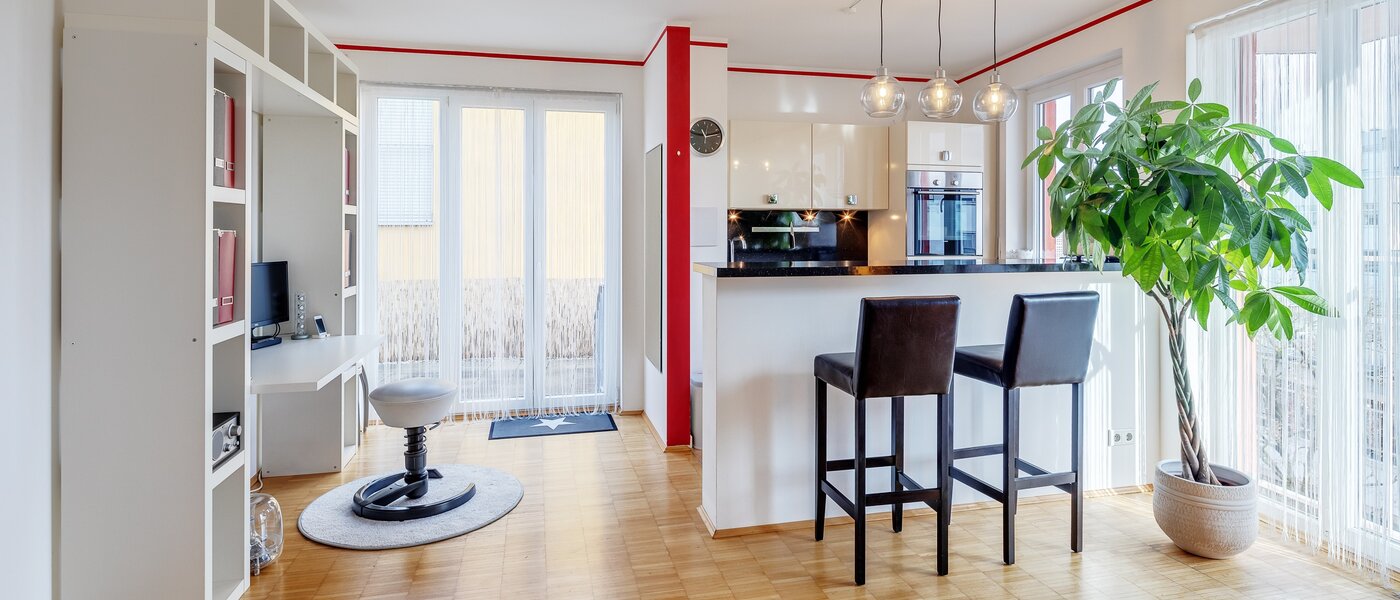 Dachterrassenwohnung München Schwabing-West 04 Wohnbereich 7226