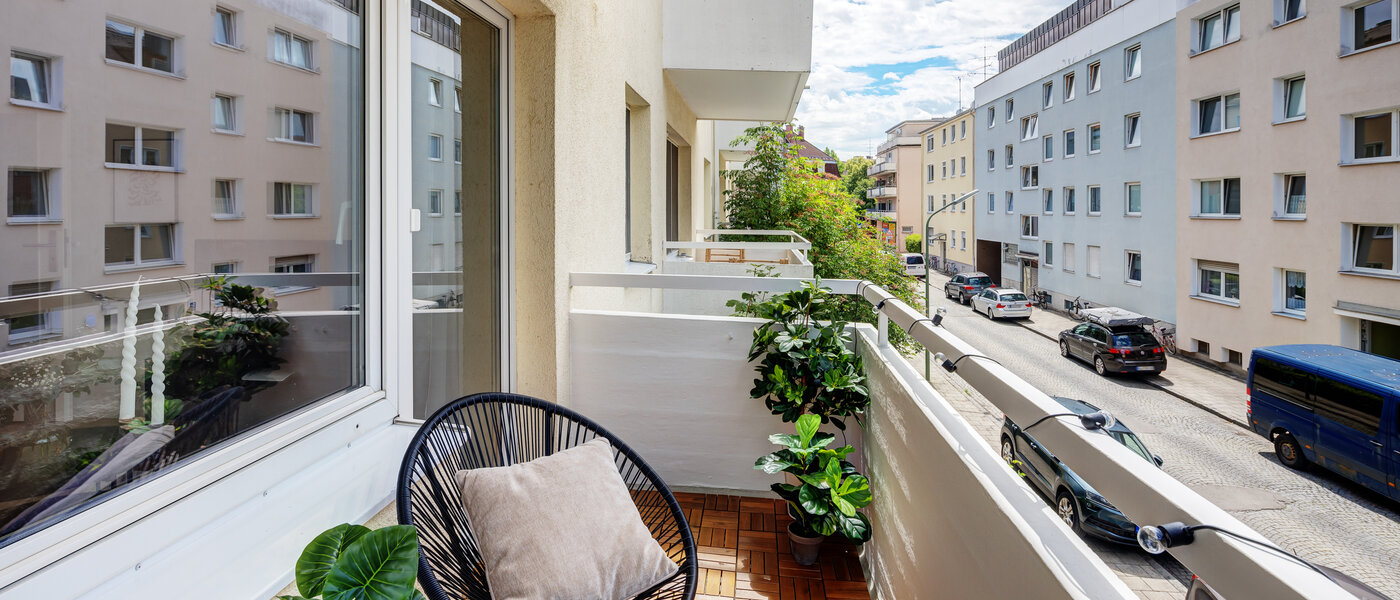 Wohnung München Milbertshofen 03 Balkon 7233