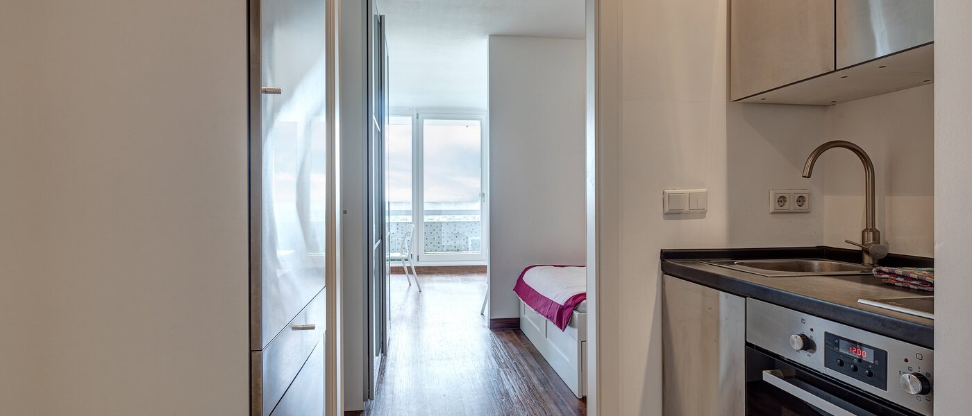 Wohnung München Olympiazentrum 01 Küche 7356