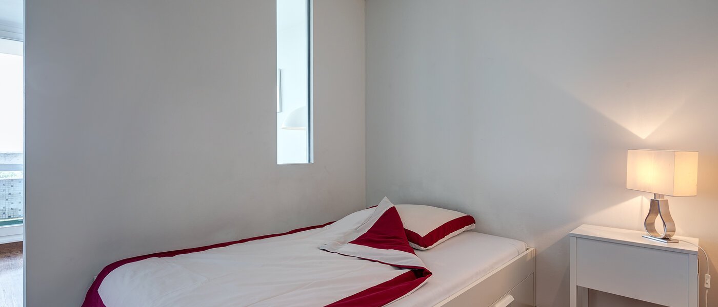 Wohnung München Olympiazentrum 01 Schlafbereich 7356