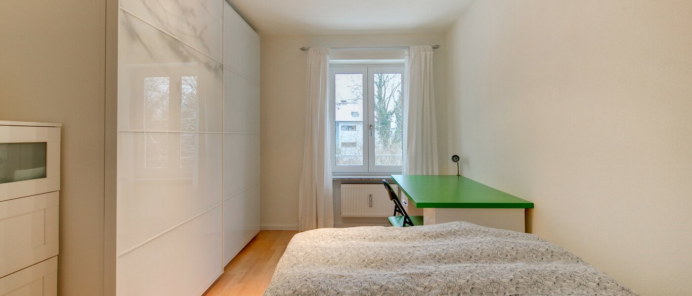 Maisonettewohnung München Fasanerie 01 2. Schlafen 7475