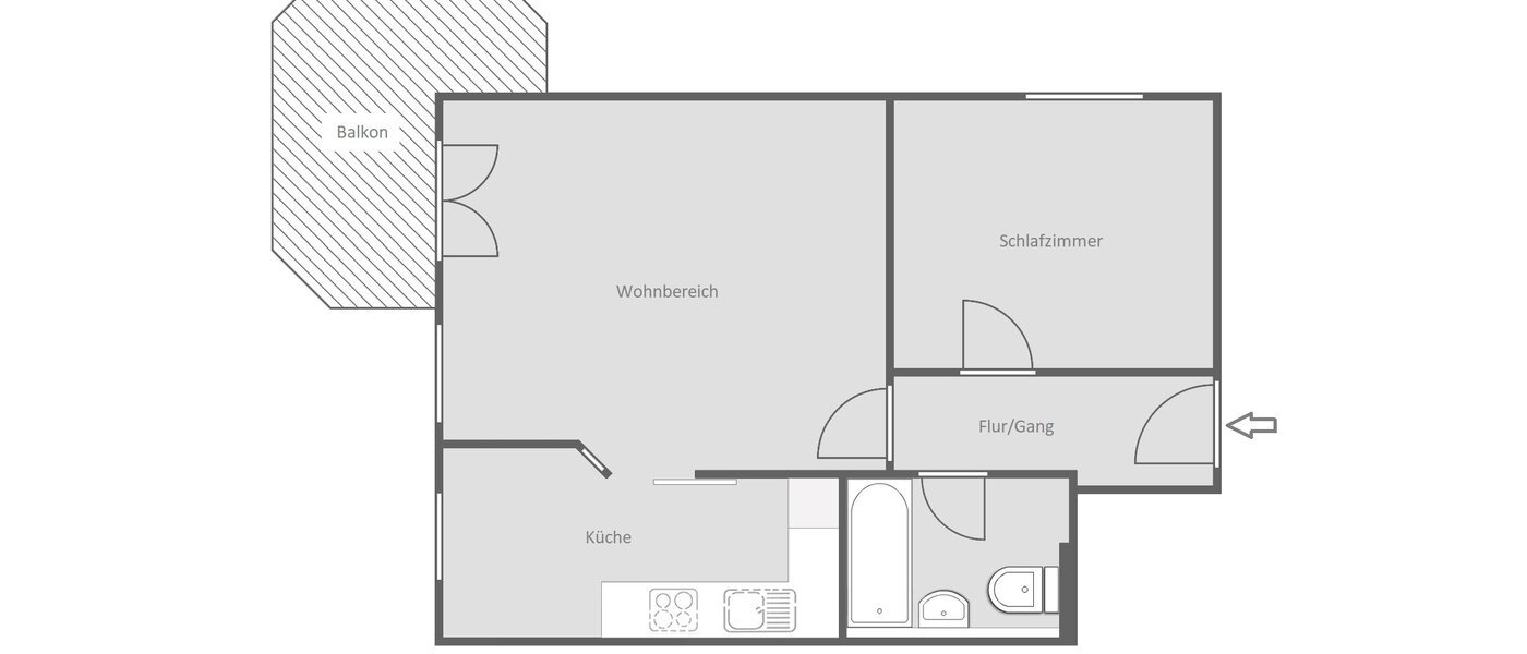 Wohnung München Sendling-Westpark 01 Grundriss 7493