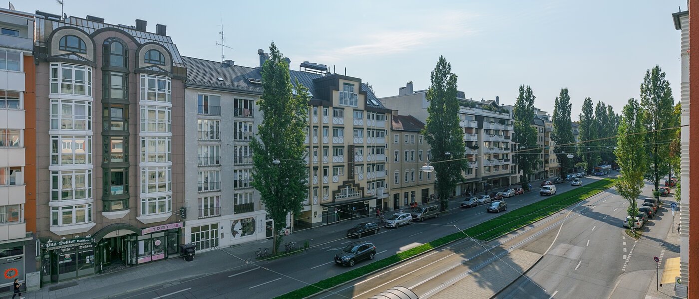 Wohnung München Schwabing (links der Leopoldstraße) 01 Aussicht 7687