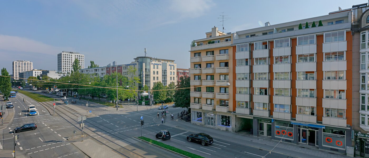 Wohnung München Schwabing (links der Leopoldstraße) 02 Aussicht 7687