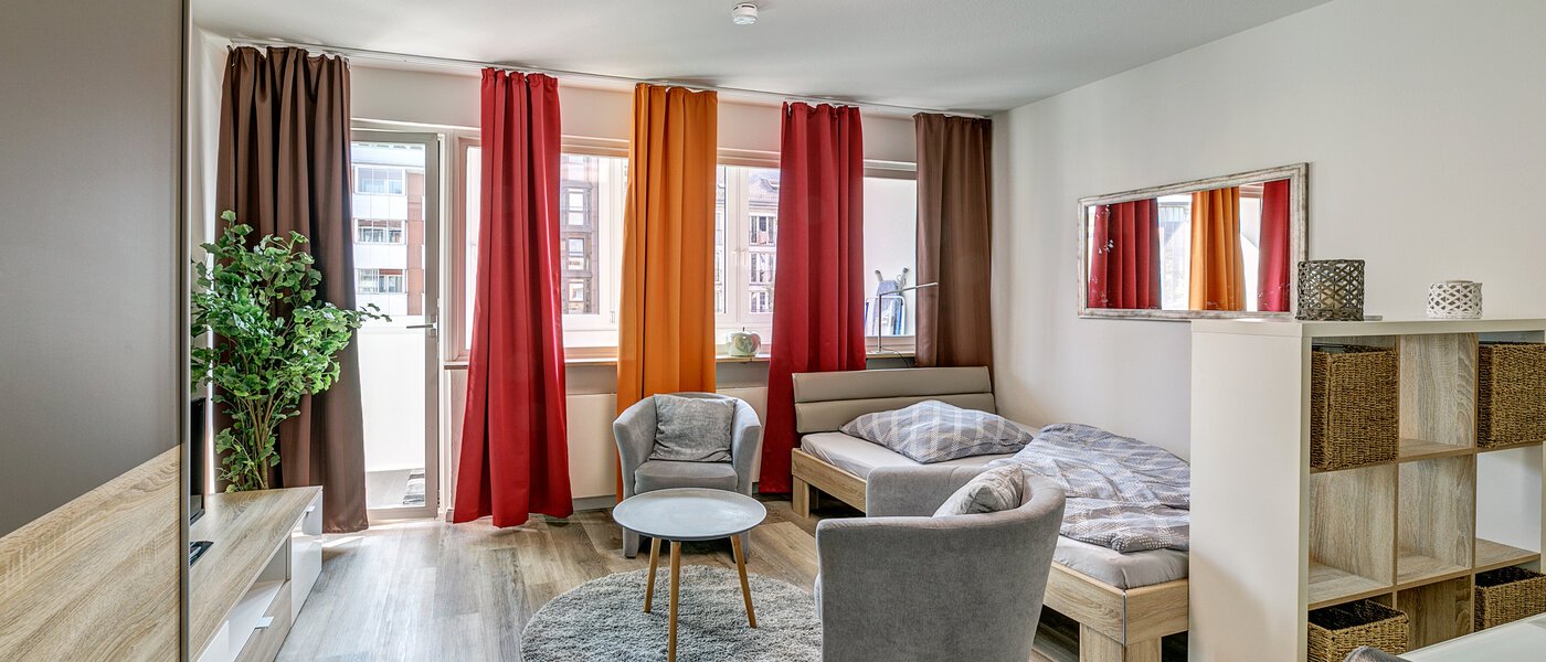 Wohnung München Schwabing (links der Leopoldstraße) 01 Wohnbereich 7687