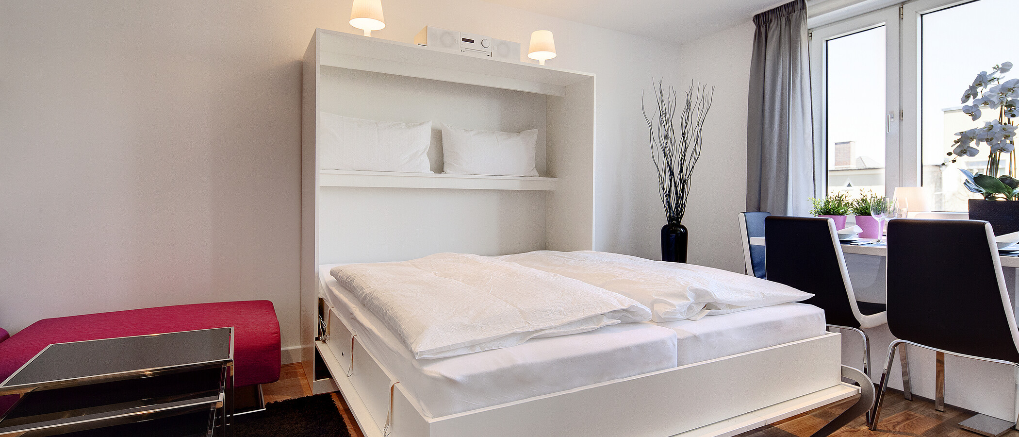 Apartment München Schwabing-West (rund um den Hohenzollernplatz) 02 Schlafbereich 7701