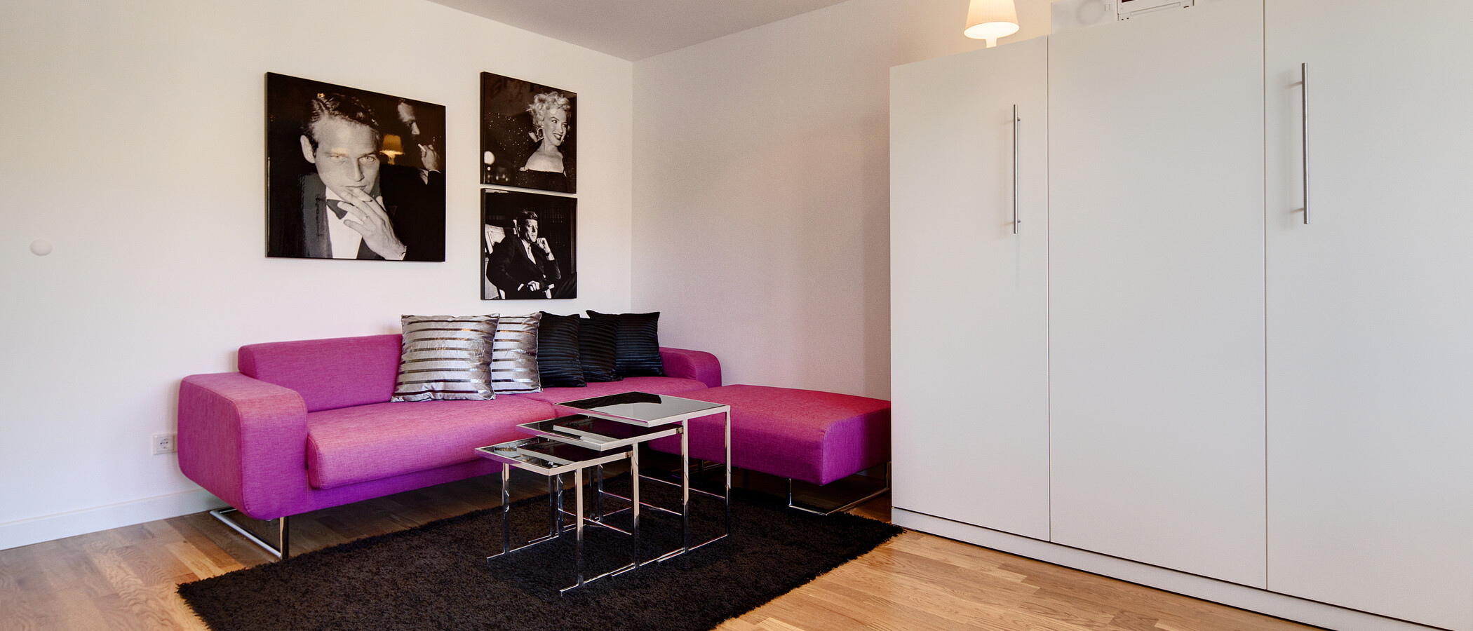 Apartment München Schwabing-West (rund um den Hohenzollernplatz) 01 Wohnbereich 7701