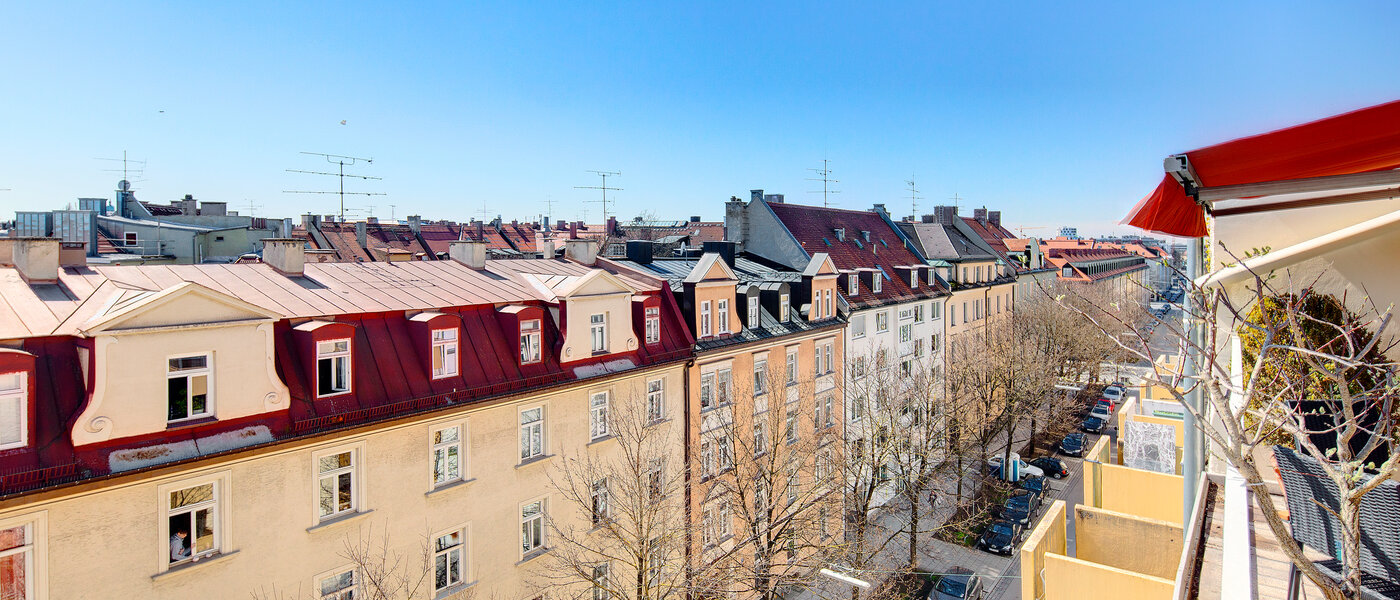 Dachterrassenwohnung München Schwabing-West (rund um den Hohenzollernplatz) 02 Aussicht 7704