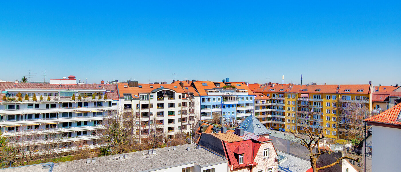 Dachterrassenwohnung München Schwabing-West (rund um den Hohenzollernplatz) 04 Aussicht 7704