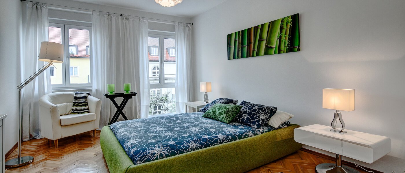 Wohnung München Schwabing (links der Leopoldstraße) 01 Schlafen 7776