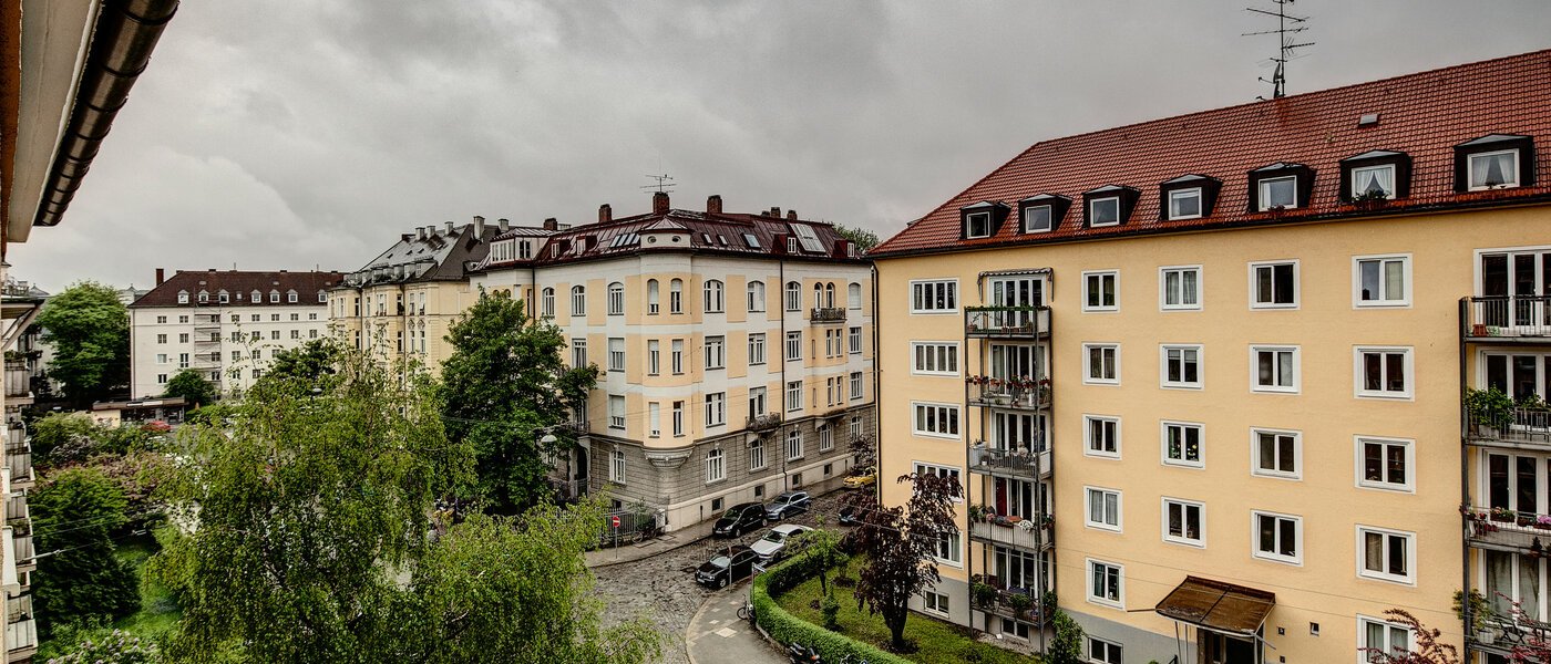 Wohnung München Schwabing (links der Leopoldstraße) 01 Aussicht 7776
