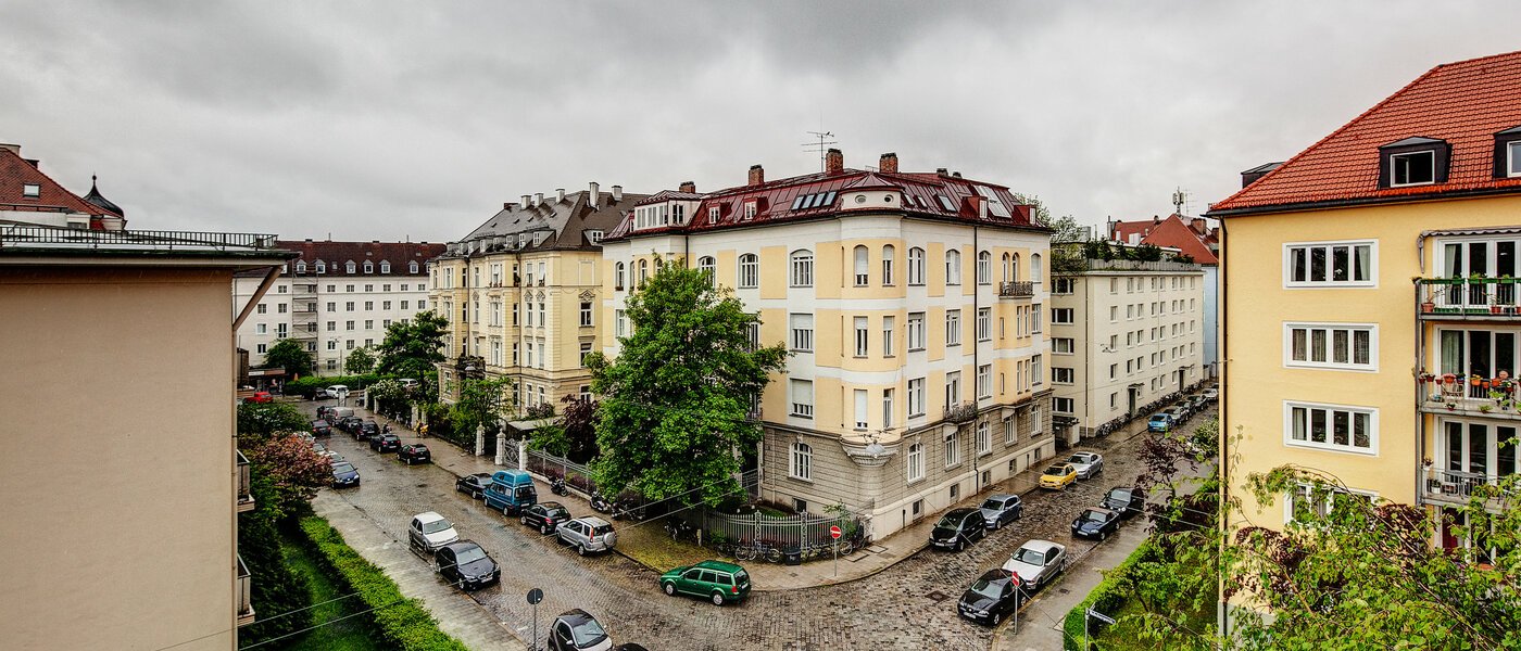 Wohnung München Schwabing (links der Leopoldstraße) 04 Aussicht 7776
