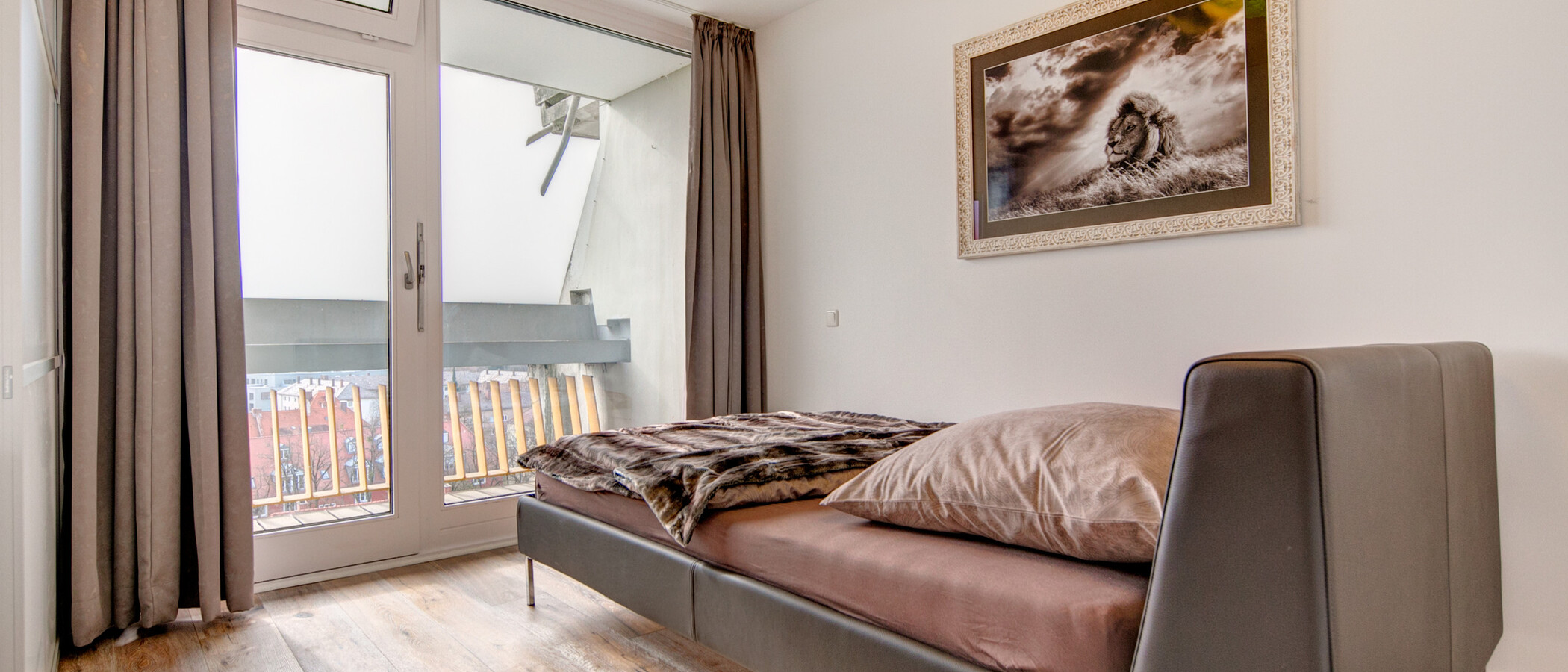 Wohnung München Schwabing-Nord (zw. Leopoldstraße & Englischen Garten) 02 Schlafen 7791