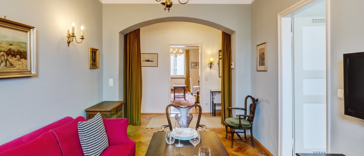 Wohnung München Maxvorstadt - Universitätsviertel 02 Wohnbereich 7887