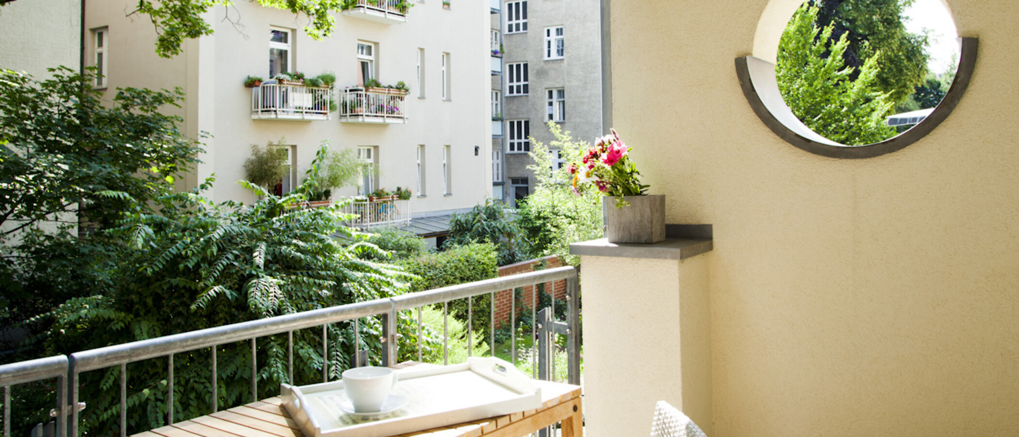 Wohnung München Schwabing-West (rund um den Hohenzollernplatz) 02 Balkon 7964