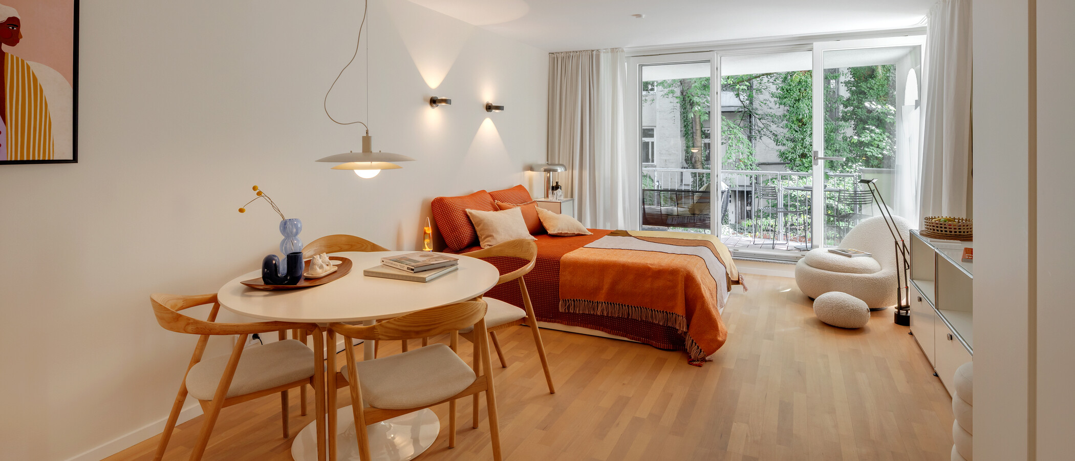 Wohnung München Schwabing-West (rund um den Hohenzollernplatz) 01 Wohnbereich 7964
