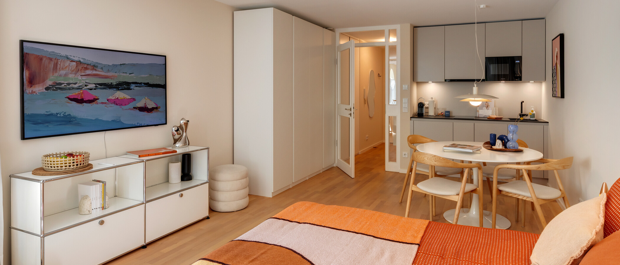 Wohnung München Schwabing-West (rund um den Hohenzollernplatz) 03 Wohnbereich 7964
