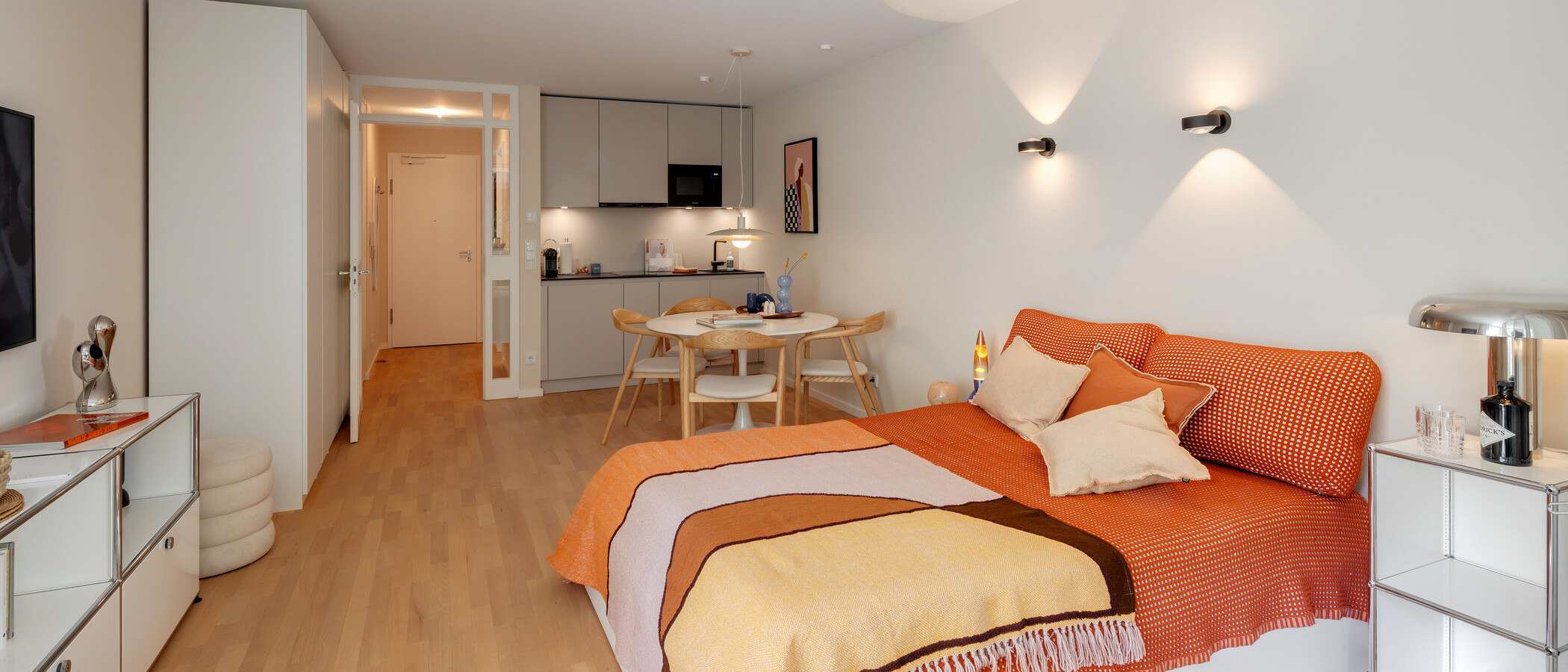 Wohnung München Schwabing-West (rund um den Hohenzollernplatz) 04 Wohnbereich 7964