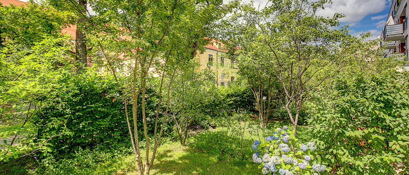 Haus München Schwabing-West 02 Garten 7998