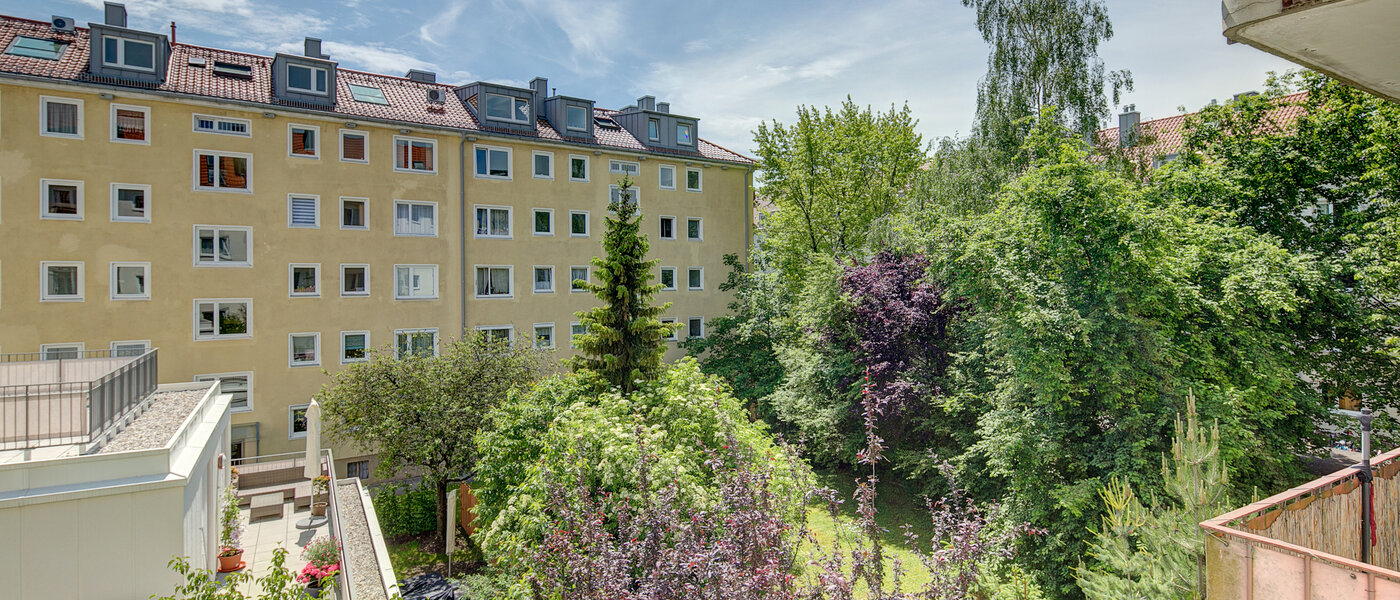 Wohnung München Schwabing-Nord (zw. Belgrad- & Leopoldstraße) 01 Aussicht 8072