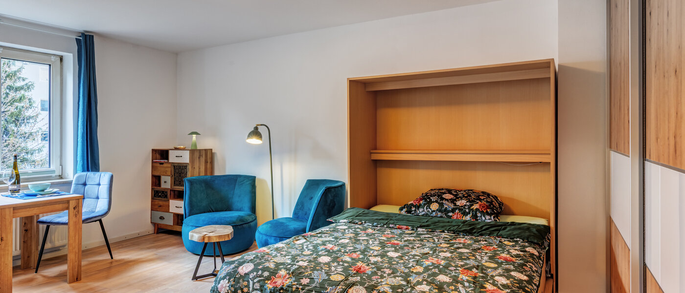 Wohnung München Schwabing-Nord (zw. Belgrad- & Leopoldstraße) 01 Schlafbereich 8072