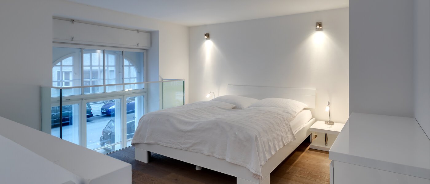 Galeriewohnung München Maxvorstadt 01 Schlafen 8163