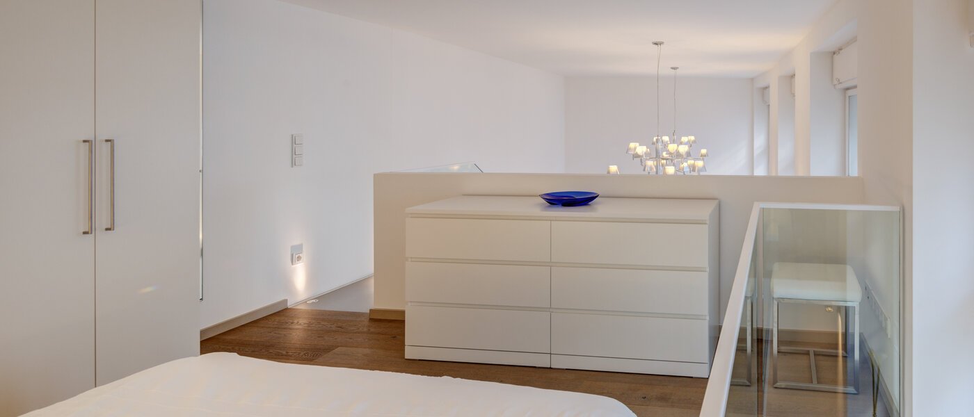 Galeriewohnung München Maxvorstadt 03 Schlafbereich 8163